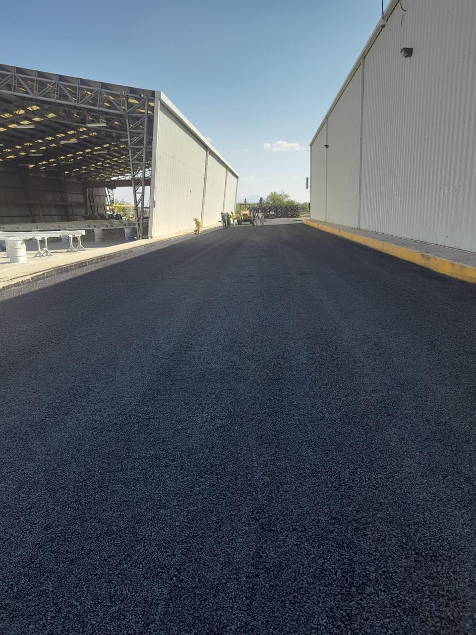 Aplicación en parque industrial